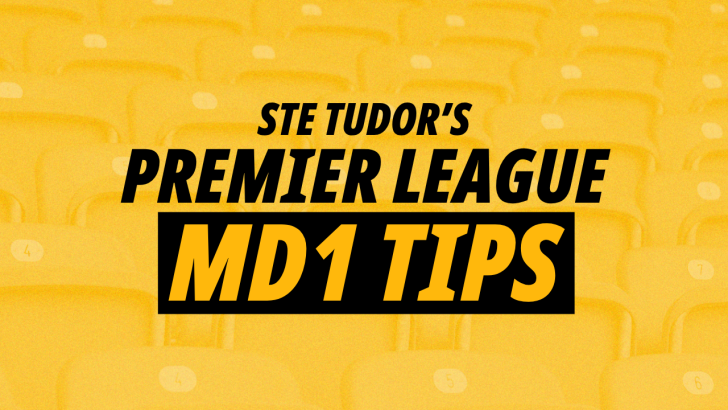 Image for Ste Tudor's Betfair MD1 Premier League Tips
